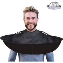 Csparkv - Coupe de Cheveux Coiffure Cape - Attache Auto-adhésive Coupe de Cheveux Cape, Barbe Rasage Tablier Parapluie Cape Étanche Accessoire de