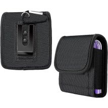 Tui de protection pour téléphone portable avec clip ceinture pour Samsung Galaxy z Flip/Z Flip 5G/Z Flip 3 5G (toile Oxford) - Csparkv