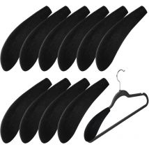 Csparkv - Lot de 10 cintres en Mousse pour cintres pour Pulls, sans Bosses, Coussinets de cintres Standard pour Placard, Armoire, Larges cintres