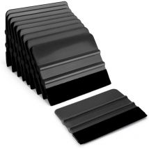 Lot de 10 raclettes avec bord en feutre pour voiture, film de meubles, film de fenêtre, film teinté, film adhésif, kit d'outils de pose de film 4