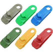 Csparkv - Lot de 6 clips de verrouillage robustes pour tentes de tente requin pour auvents, pinces de verrouillage sécurisées pour camping, caravane,