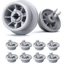 Lot De Roulettes Panier Lave-vaisselle– Roulettes Lave Vaisselle Compatibles Avec La Majorité De Lave-vaisselles – Chariot à Roulettes Pour Lave