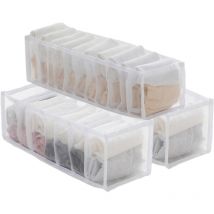 Csparkv - Organisateur de Tiroir Pliable,Boîte de Rangement Vetement,Boîte de Rangement Pliables,Rangement Tiroir Pour Chaussettes, sous-vêtements,