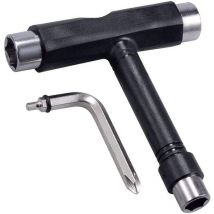 Outils de Skate, Outils de Skateboard Multifonction en Forme de t, avec Clé Allen avec Tournevis Cruciforme en l, Utilisé pour Le Débogage et la