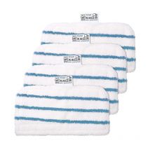 Csparkv - Packung mit 2 Multi-Oberflächen-Dampfmopp-Pads – langlebige Mikrofaser-Reinigungspads – Dampfreiniger-Zubehör – waschbarer Bezug –