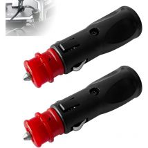 Csparkv - Prise Allume-Cigare, Adaptateur Mâle pour Allume-Cigare, Fiches pour Adaptateurs D'allume-Cigare, Prise Allume Cigare male universelle pour