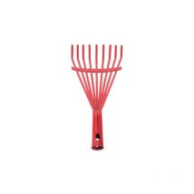 Râteau de jardin professionnel avec poignée ergonomique en acier au carbone pour un travail efficace du sol, préparation efficace du sol, râteau