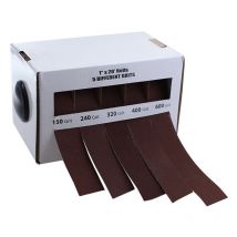 CSPARKV Rouleaux de papier abrasif en tissu émeri avec distributeur rétractable, adaptés pour le métal, le verre et le bois, avec des grains de 150,