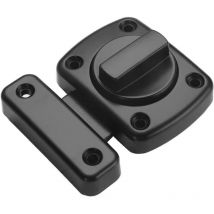 Csparkv - Schwarz, 55 mm) Riegel für Badezimmertüren, Fenster, Schränke, Schwenkriegel, Sicherheitsschloss und Toiletten-Riegelschloss, gebürstet