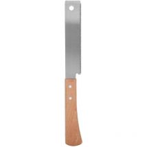 Csparkv - Small Hand Saw, Double Edge Japanese Pull Saw with Wooden Handle, Flush Trim Finishing Tool for Carpentry, 12 Inch