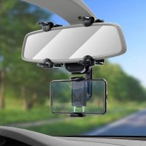 Csparkv - Support de téléphone universel pour rétroviseur de voiture et gps pour téléphone portable