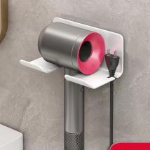 Csparkv - Support seche Cheveux, Porte seche Cheveux Mural, Support pour sèche-Cheveux, Porte seche Cheveux sans percage, Support seche Cheveux et