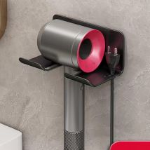 Csparkv - Support seche Cheveux, Porte seche Cheveux Mural, Support pour sèche-Cheveux, Porte seche Cheveux sans percage, Support seche Cheveux et