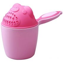 CSPARKV Tasse de bain pour bébé - Arrosoir - Idéal pour le bain amusant (rose)
