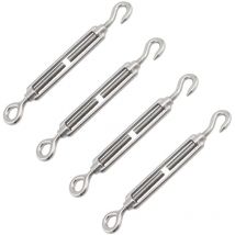 Tendeur De Cable, Ridoir M4, Tendeur Cable Inox, 4 PcsTendeur Cable Acier, Cable Tendeur, Tendeur Cable, Tendeur Inox, Tendeur Acier, Tendeur Vis,