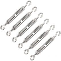 CSPARKV Tendeur De Cable, Ridoir M4, Tendeur Cable Inox, 6 PcsTendeur Cable Acier, Cable Tendeur, Tendeur Cable, Tendeur Inox, Tendeur Acier, Tendeur