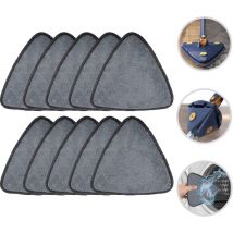 Csparkv - Triangle Microfiber Mop Replacement Pads for 360° Rotating Mop, Fiber Mop Head, Mop Heads, Mop Heads, Reusable Mop Head Replacement (12)