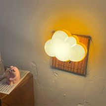 Veilleuse Enfant Prise led Nuage Lampe de Nuit Automatique Veilleuse Bebe Murale Lampe de Chevet Decoration Chambre Nouveau-né - Csparkv