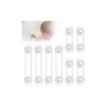 Verrouillage de porte d'armoire de sécurité pour enfants, 8 piècesVerrouillage de sécurité pour enfants ajustable Verrouillage de porte d'armoire de