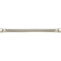 Manguera de acero inoxidable trenzada serie plus - Sanitaria/Fontaner a - Ø13mm - Hembra/Hembra 15x21 - L1000mm
