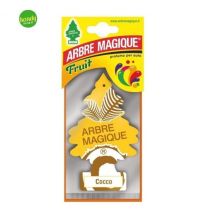 Sumex – Deodorante per auto Arbre Magique Cocco – Fragranza tropicale, durata 7 settimane, design appendibile – 5g