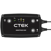 Ctek - Cargador de baterías Smartpass 120S, con kit de instalación