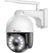 Ctronics - 4K 8MP 5X Optischer Zoom Überwachungskamera Aussen wlan 2,4/5GHz, ptz WiFi ip Kamera Outdoor Personen/Fahrzeug/Tiererkennung Auto