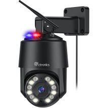 4k 8mp Caméra Surveillance 16x Zoom Optique,auto Balayage/suivi/zoom,2.4/5ghz Wifi Détection Humains/véhicules/animaux, 60m Vision De Nuit - Ctronics