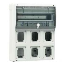 Centralita industrial Palazzoli con 16 módulos y 6 tomas fijas CEE 579826