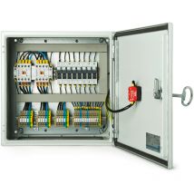 Inmesol - cuadro electrico de solo conmutación (lts) 2 polos monofásico 120 amp con contactores terasaki