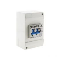 Zenitech - Cuadro eléctrico con contactor diurno y nocturno y disyuntor de 2A + 20A.