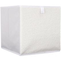 Cube de rangement cartonnée white