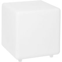 Cube solaire lumineux multicolore casy Blanc Plastique H30cm