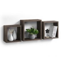 Cubes à suspendre pour étagères, lot de 3 pièces