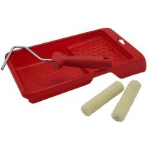 Cubeta pintor esmaltar y barnizar rodillo+2rec rulo pluma