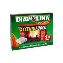 Diavolina - 15300 Encendedor práctico y seguro 40 cubos
