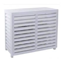 Coverpac - Cubierta de aire acondicionado de composite blanco, dimensiones exteriores 1050x496x831mm.