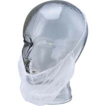 Cubierta de barba blanca. 100 piezas en un bolsillo