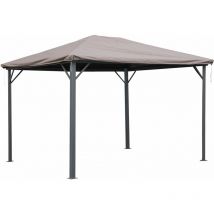 Cubierta de gazebo impermeable de 3 x 3,6 m para techos de tela y de techo duro