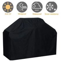 Langray - Funda para barbacoa resistente al agua, al viento y a la decoloración, de tela Oxford para Weber, Brinkmann y la mayoría de las parrillas