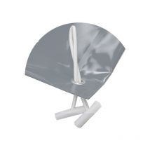 Cubierta de proteccion invierno para piscina de 5 x 8,5 m más 15 cm para anclaje en Gris