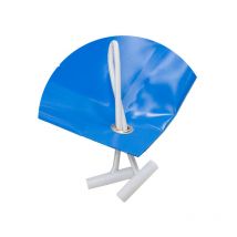 International Cover Pool - Cubierta de proteccion invierno para piscina de 3 x 5 m más 15 cm para anclaje en Azul / Negro