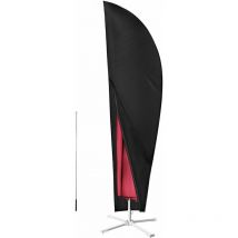 Tonchean - Cubierta de sombrilla en voladizo, cubierta protectora de tela Oxford 420D antiUV/a prueba de viento/impermeable para sombrilla de barra