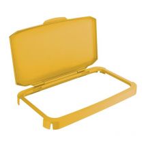 Cubierta plegable pp Gray L510xp285 mm adaptada a 60 l de botes de basura compatibles