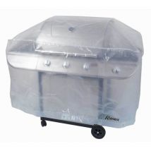 Funda transparente para barbacoa 130x70x80 cm