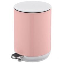 Cubo Basura Con Pedal 05Lt 20X30Cm Cub.Extr. Pl Rosa Vivahogar