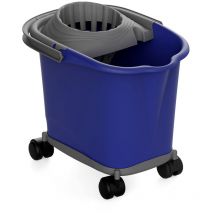 Plastiken - cubo escurridor ruedas 16l azul , Cubo escurridor ruedas 16 litros azulFabricado en plástico de alta calidadColores surtidos: se envía