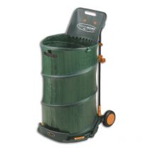 Cubo de basura Bradas TQ-M160, 160 L, multifuncional, resistente y práctico, ideal para jardines y espacios exteriores