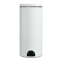 Cubo de basura con pedal 30l blanco - 90233 Rossignol