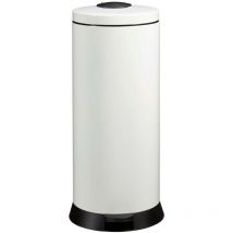 Cubo de basura con pedal 30l blanco - 94024 Rossignol